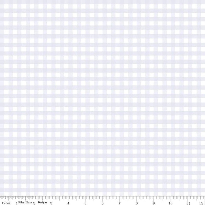 Gingham Flannel F11454-LAVENDER