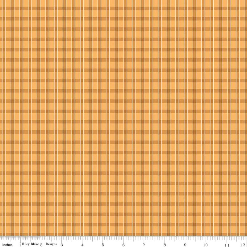 Home Town Holiday C14905-MARIGOLD Plaid