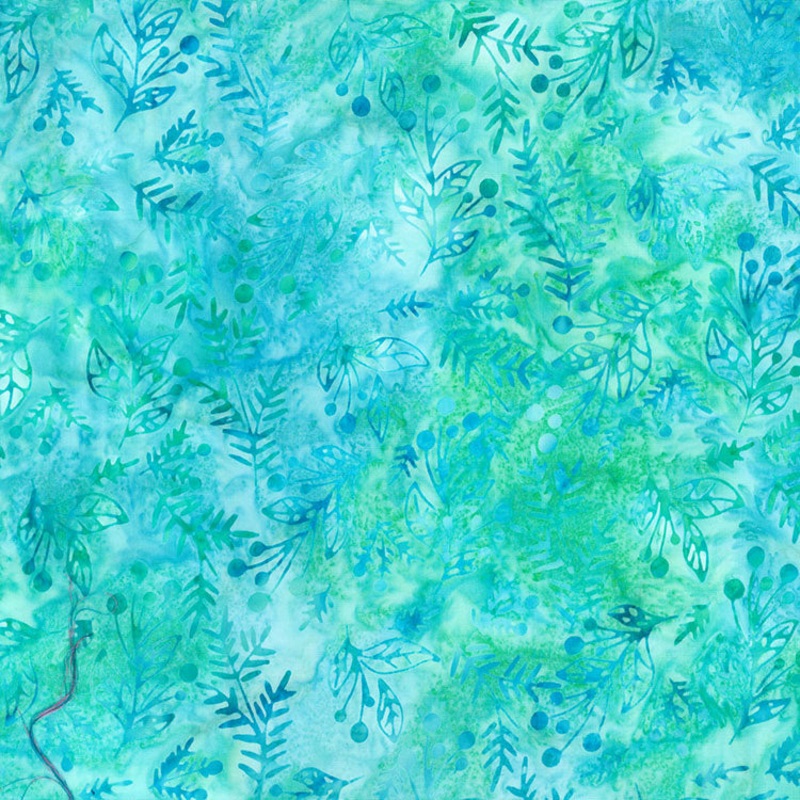 Whirlpool Batik 83204-61 Caribbean Leaves & Berries