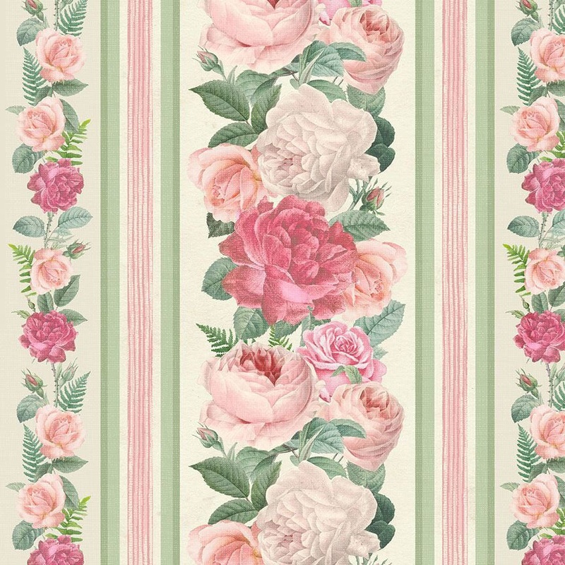Jardin ROSE-CD2562 CREAM 11 Inch Stripe