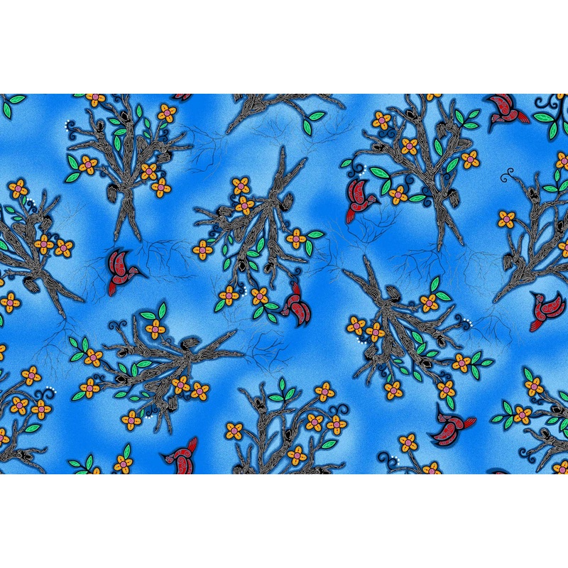 Keep Us Together LG-0007M Blue Trees Metallic