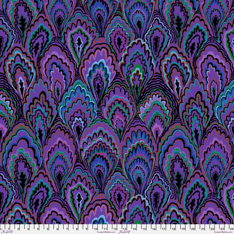 Marble Scallops PWGP207.PURPLE