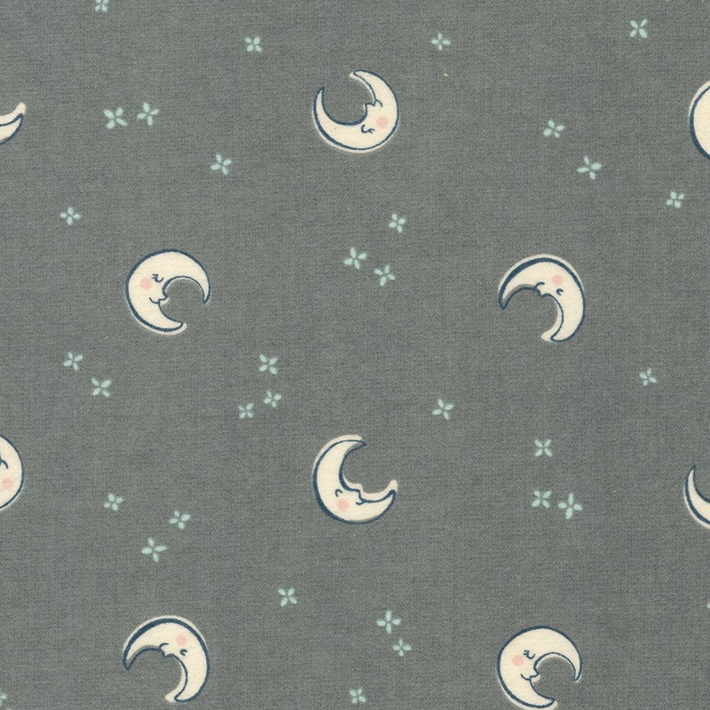 Cozy Cotton Flannel - Over the Moon SRKF-21892-304 Shadow