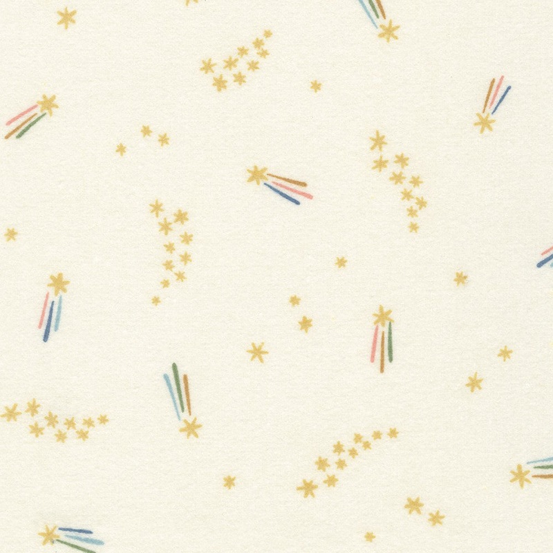 Cozy Cotton Flannel - Over the Moon SRKF-21896-14 Natural
