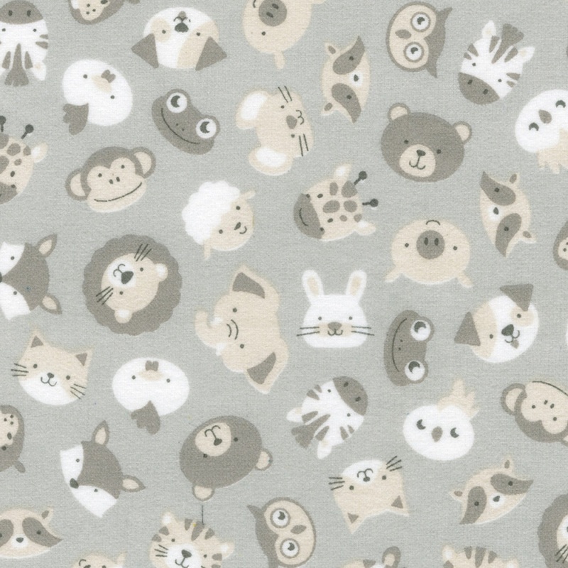 Cozy Cotton Flannel SRKF-22728-336 Fog