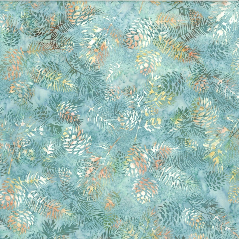 Misty Shores Batik W2568-41 Aqua